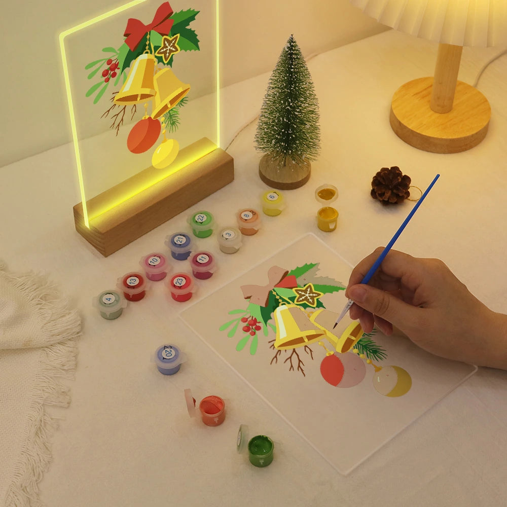 Paint by Numbers - Christmas Light | Golden Christmas Bells