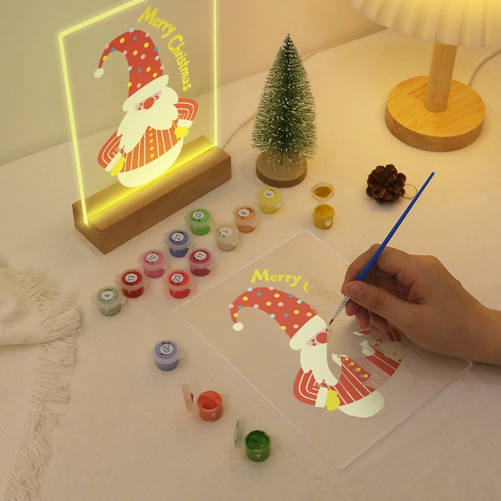 
Paint by Numbers - Christmas Light | Standing Christmas Gnome