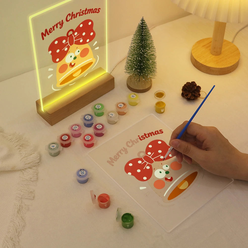 Paint by Numbers - Christmas Light | Swinging Christmas Bell