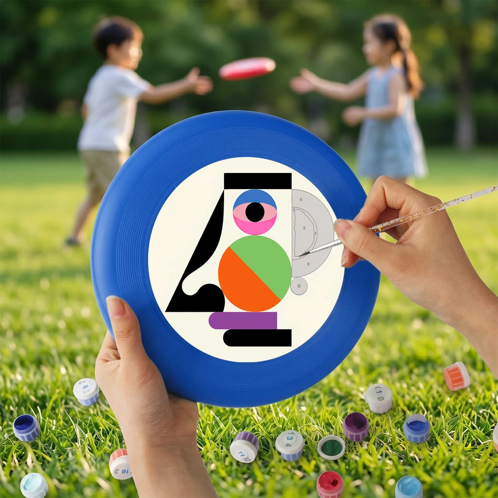 
Paint by Numbers - Frisbee | Abstract Beach Shapes