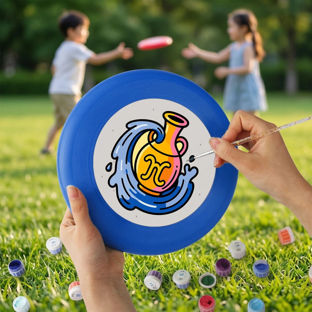 
Paint by Numbers - Frisbee | Aquarius Sign