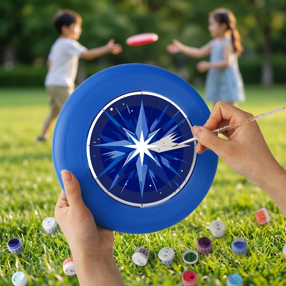 Paint by Numbers - Frisbee | Blue Compass Star