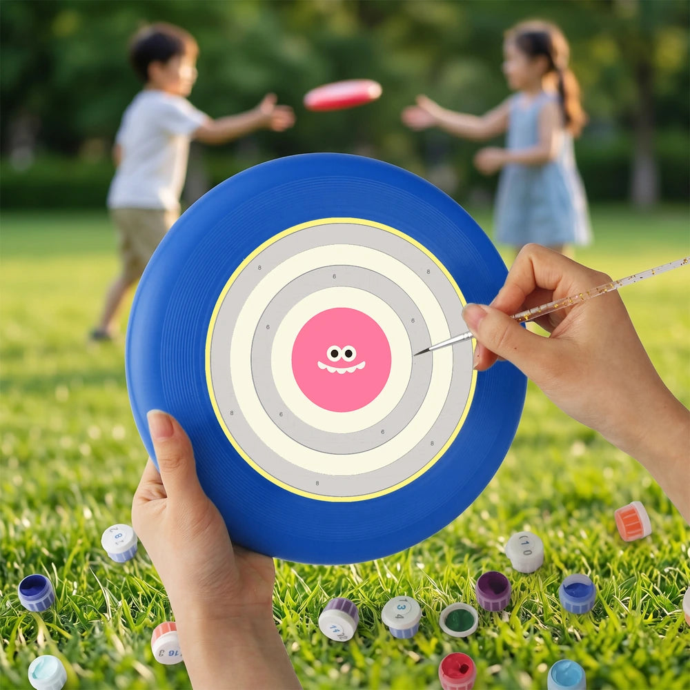 Paint by Numbers - Frisbee | Bullseye Face in Pink