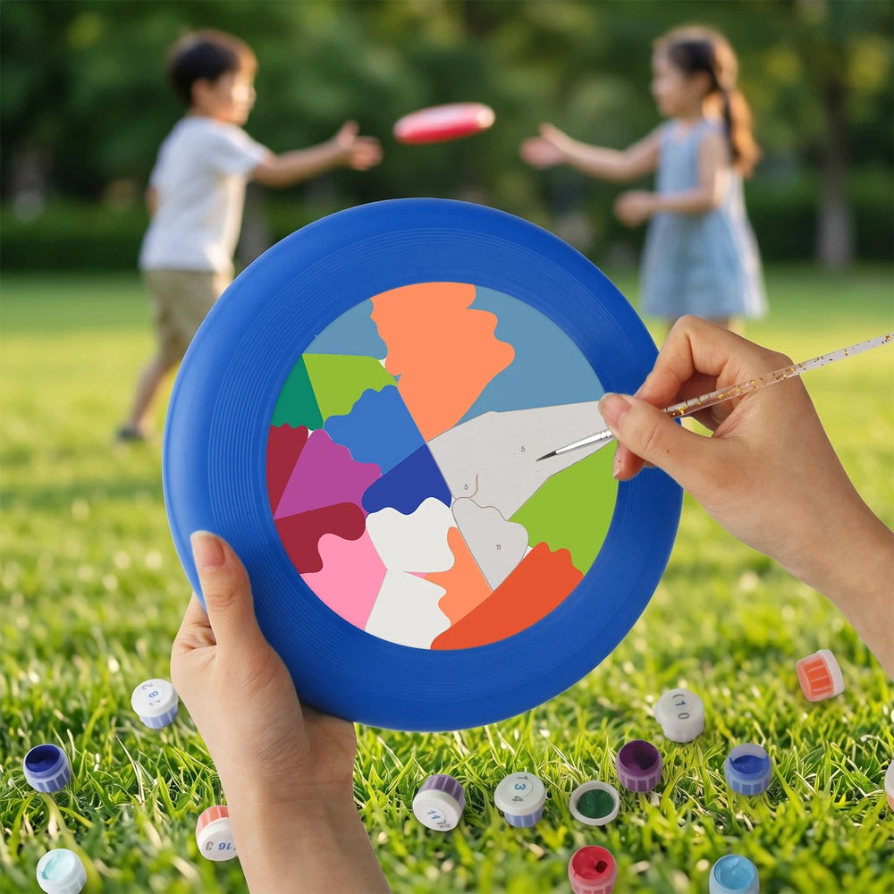 Paint by Numbers - Frisbee | Colour Block Wolf