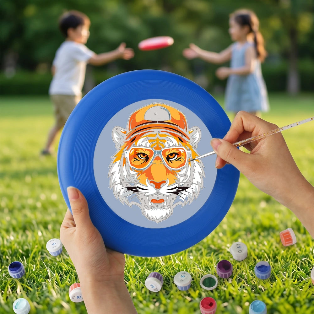Paint by Numbers - Frisbee | Cool Tiger in a Cap
