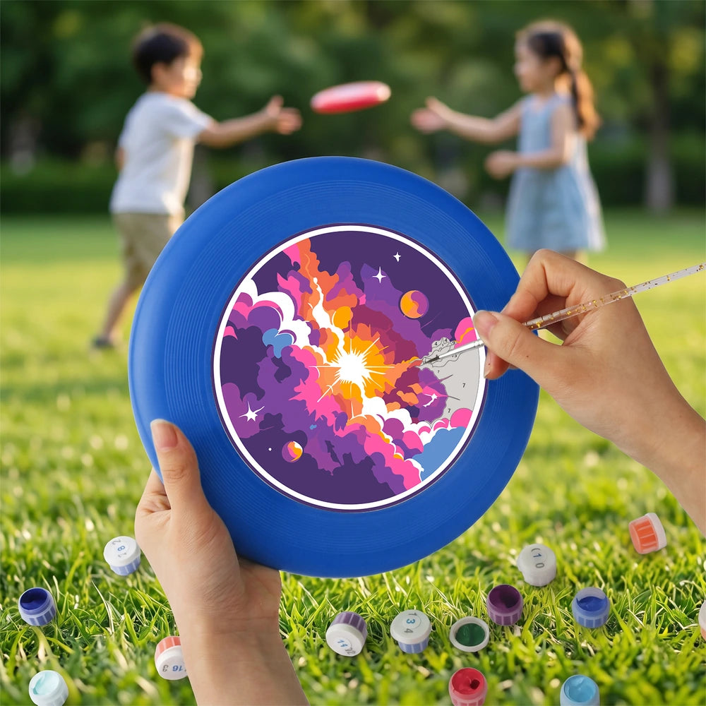 
Paint by Numbers - Frisbee | Cosmic Nebula