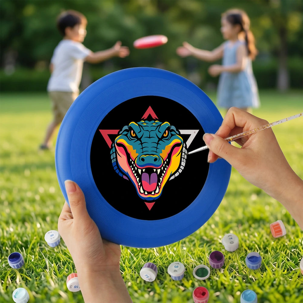 Paint by Numbers - Frisbee | Crocodile Emblem