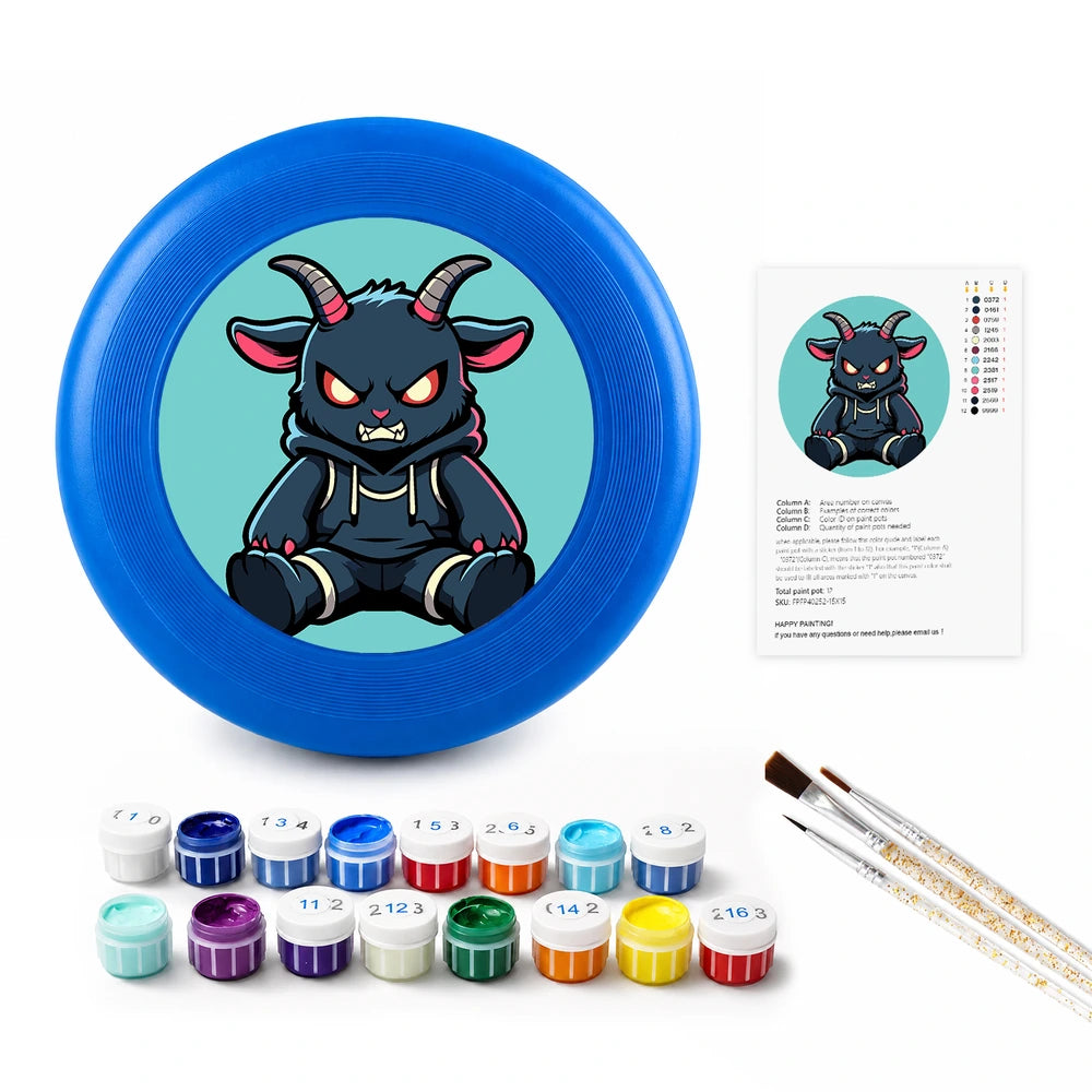Paint by Numbers - Frisbee | Dark Goat Character