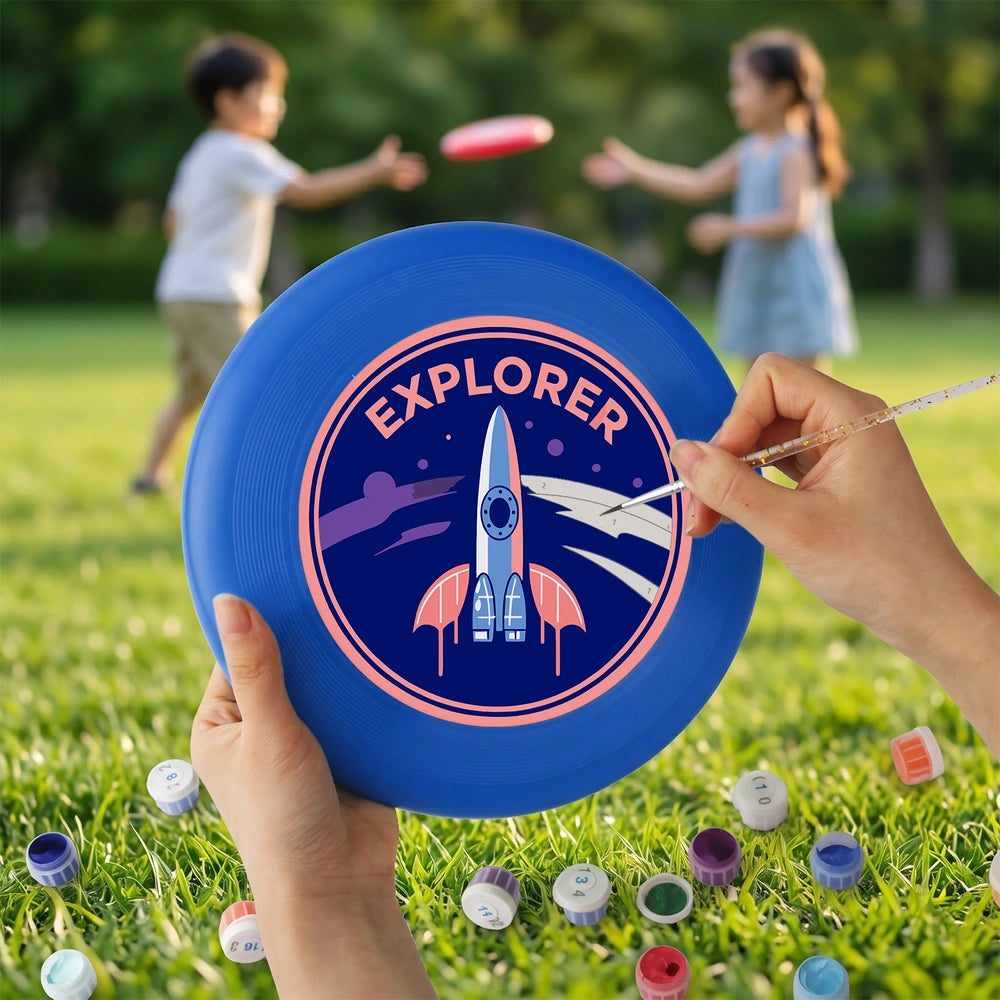 Paint by Numbers - Frisbee | Explorer Rocket Badge