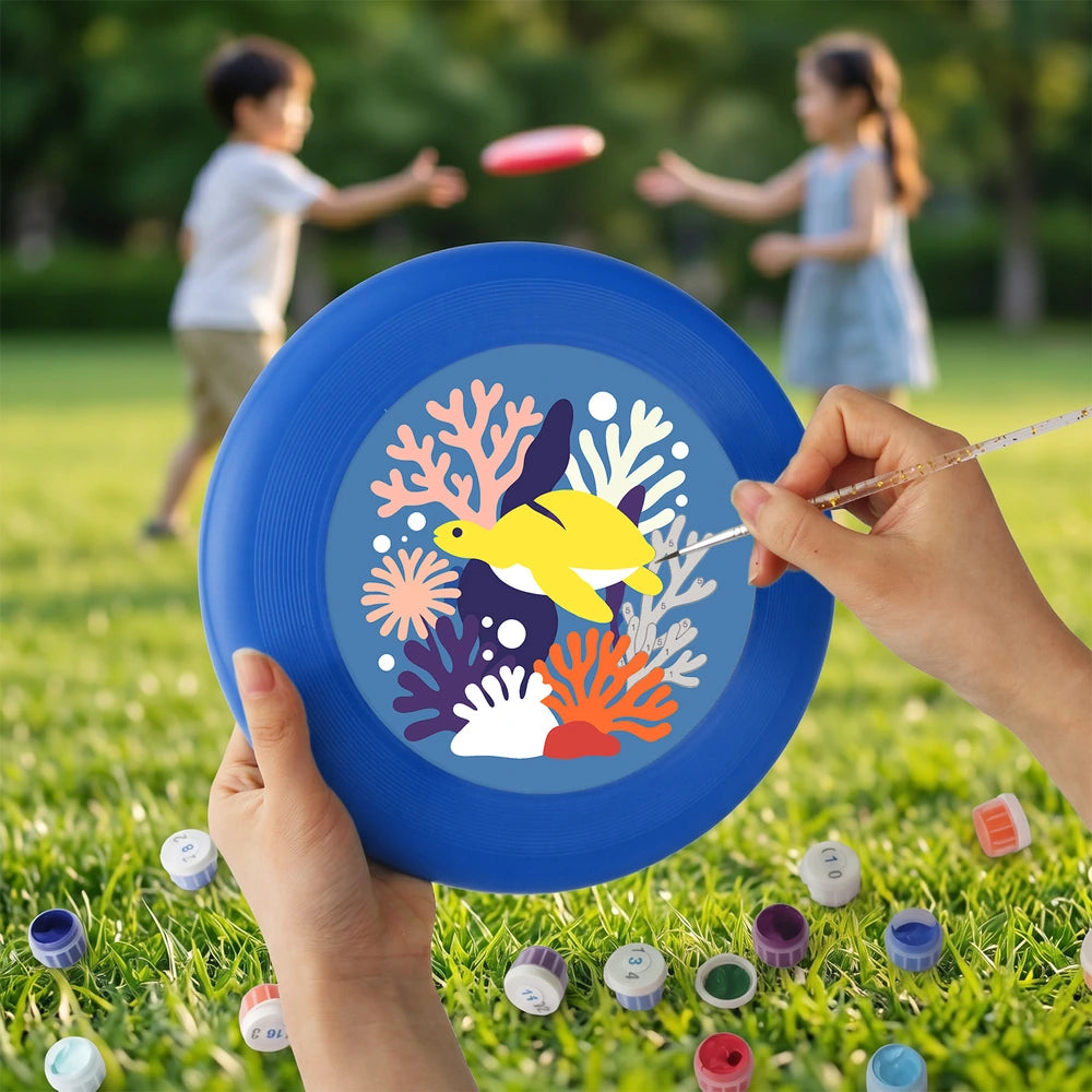 
Paint by Numbers - Frisbee | Fish on the Reef