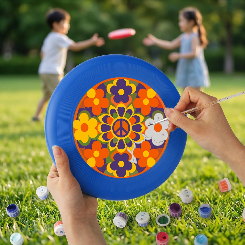 
Paint by Numbers - Frisbee | Flower Power Mandala