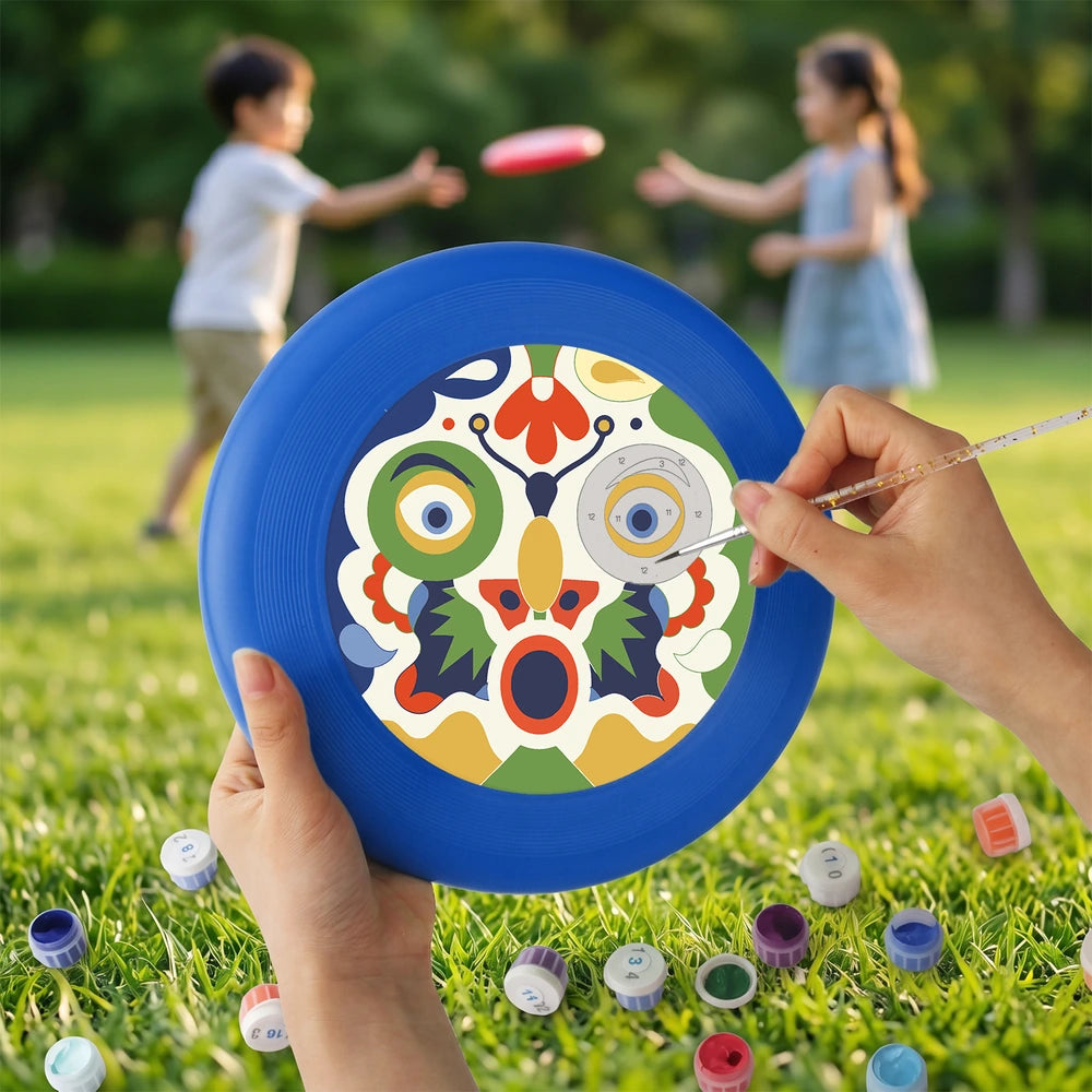 Paint by Numbers - Frisbee | Folk Art Mask