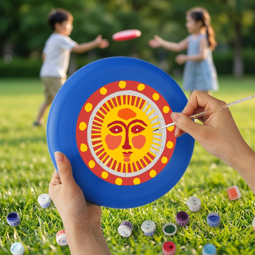 Paint by Numbers - Frisbee | Folk Sun Face