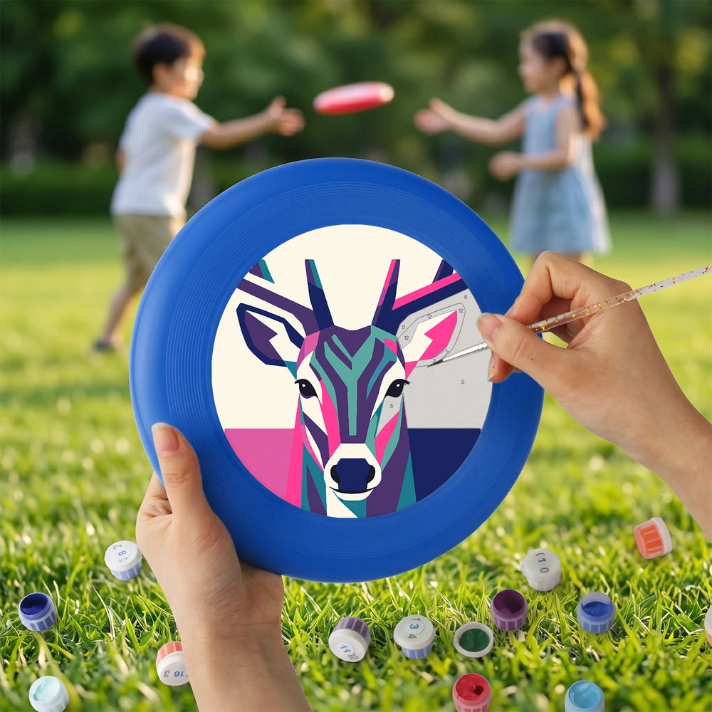 Paint by Numbers - Frisbee | Geometric Deer