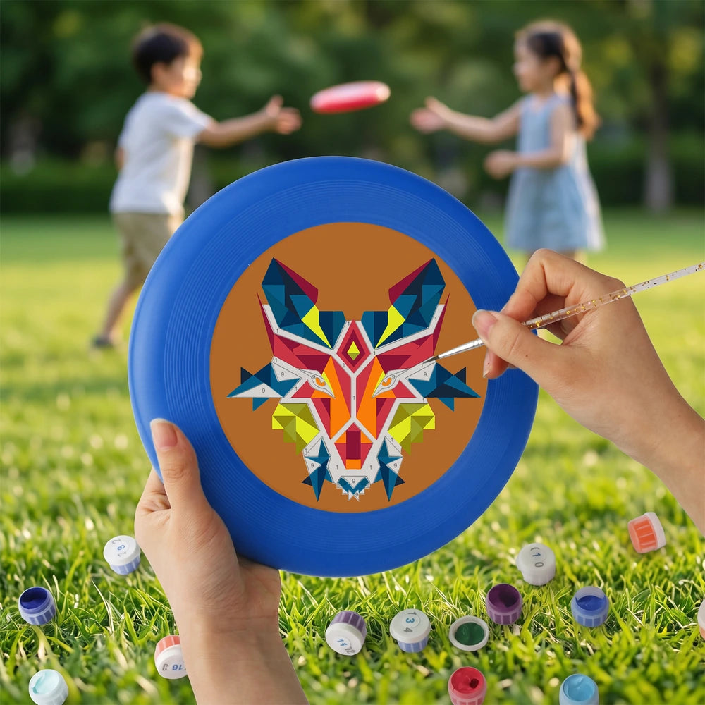 Paint by Numbers - Frisbee | Geometric Fox
