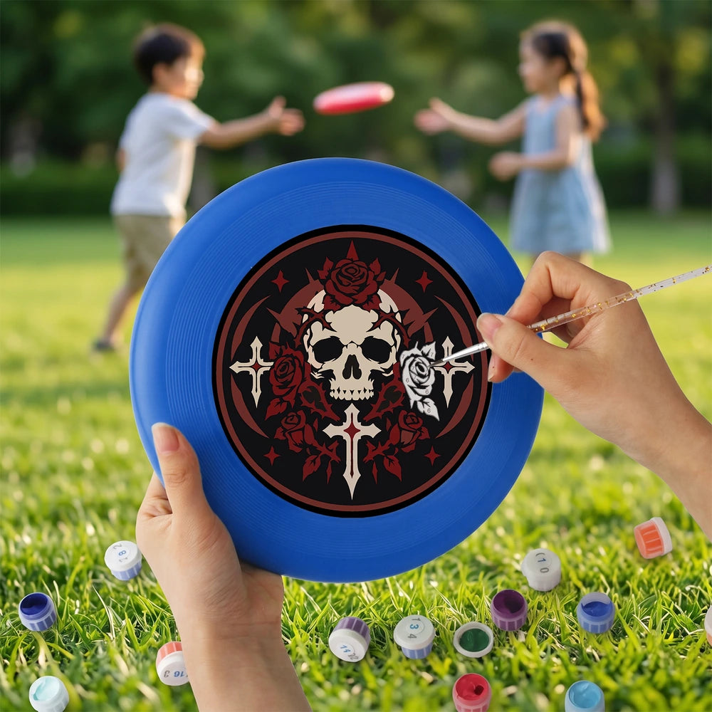 
Paint by Numbers - Frisbee | Gothic Skull Crest