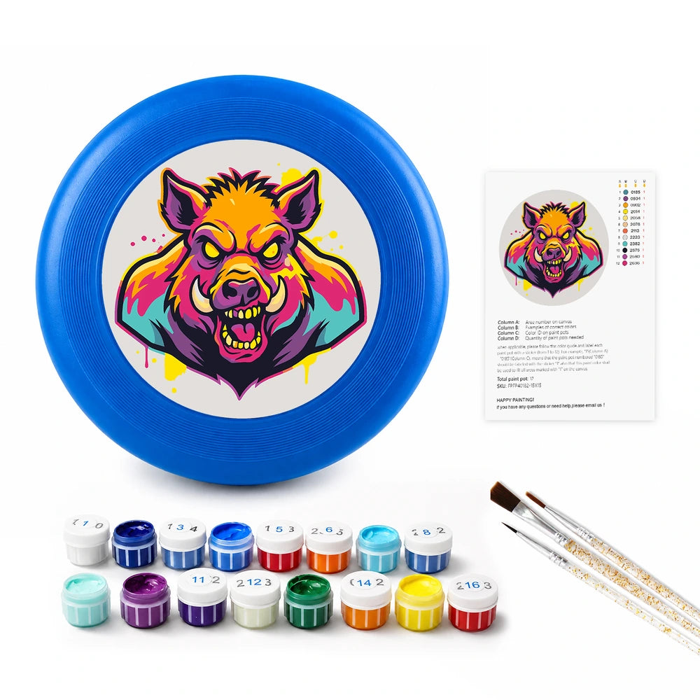 
Paint by Numbers - Frisbee | Graffiti Boar