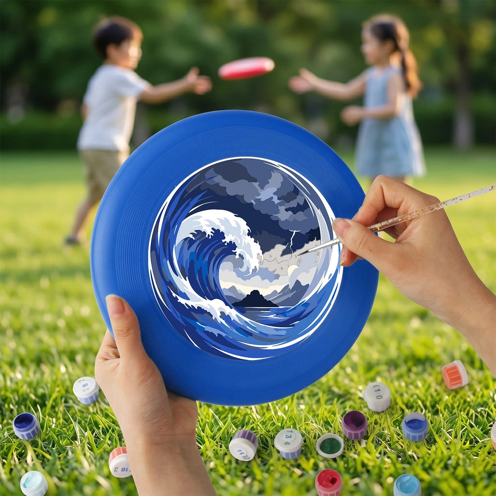 Paint by Numbers - Frisbee | Great Blue Wave