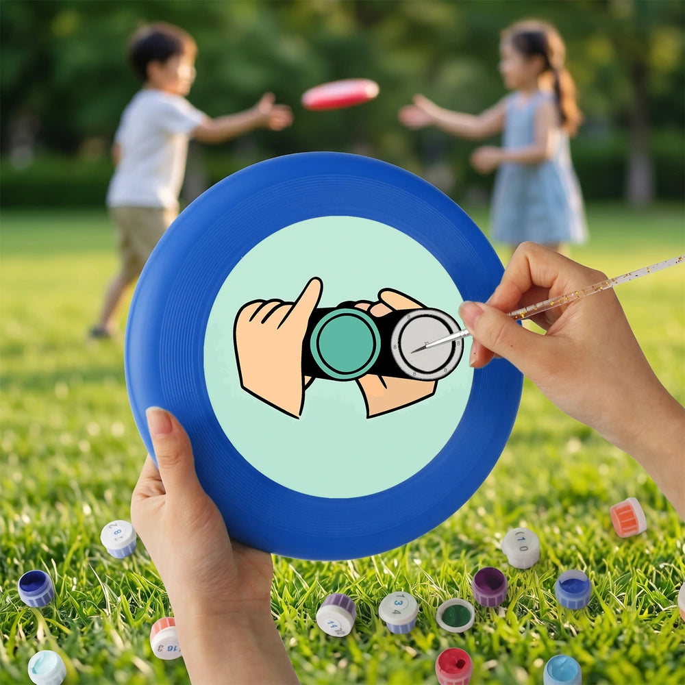 Paint by Numbers - Frisbee | Hand with Binoculars