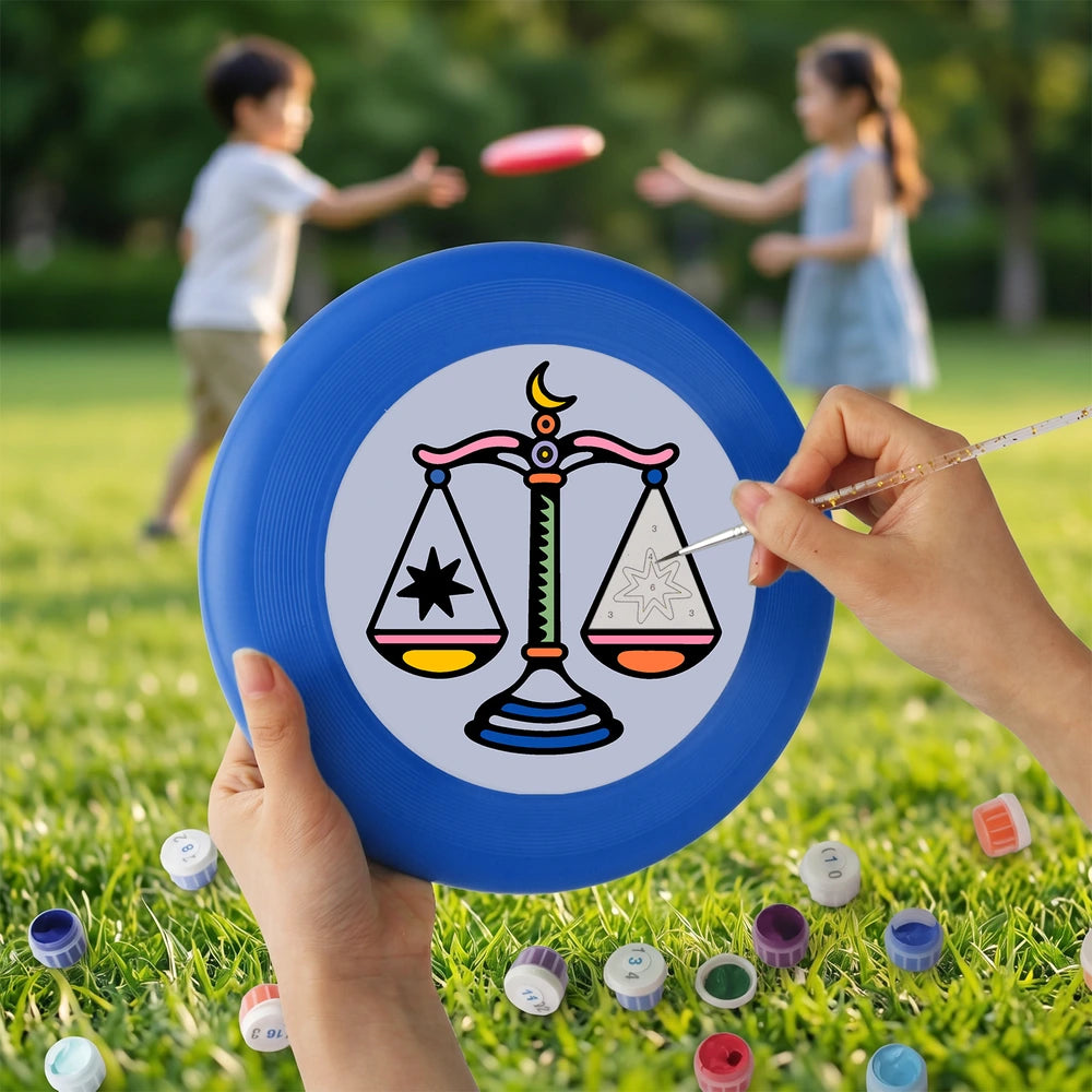 Paint by Numbers - Frisbee | Libra Scales Sign