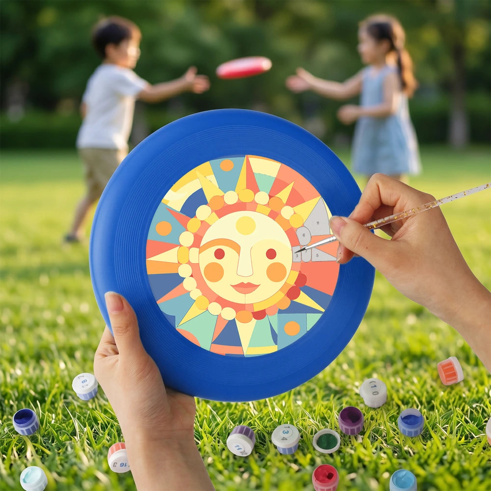 Paint by Numbers - Frisbee | Orange Sun Face
