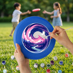 Paint by Numbers - Frisbee | Pink Wave Swirl
