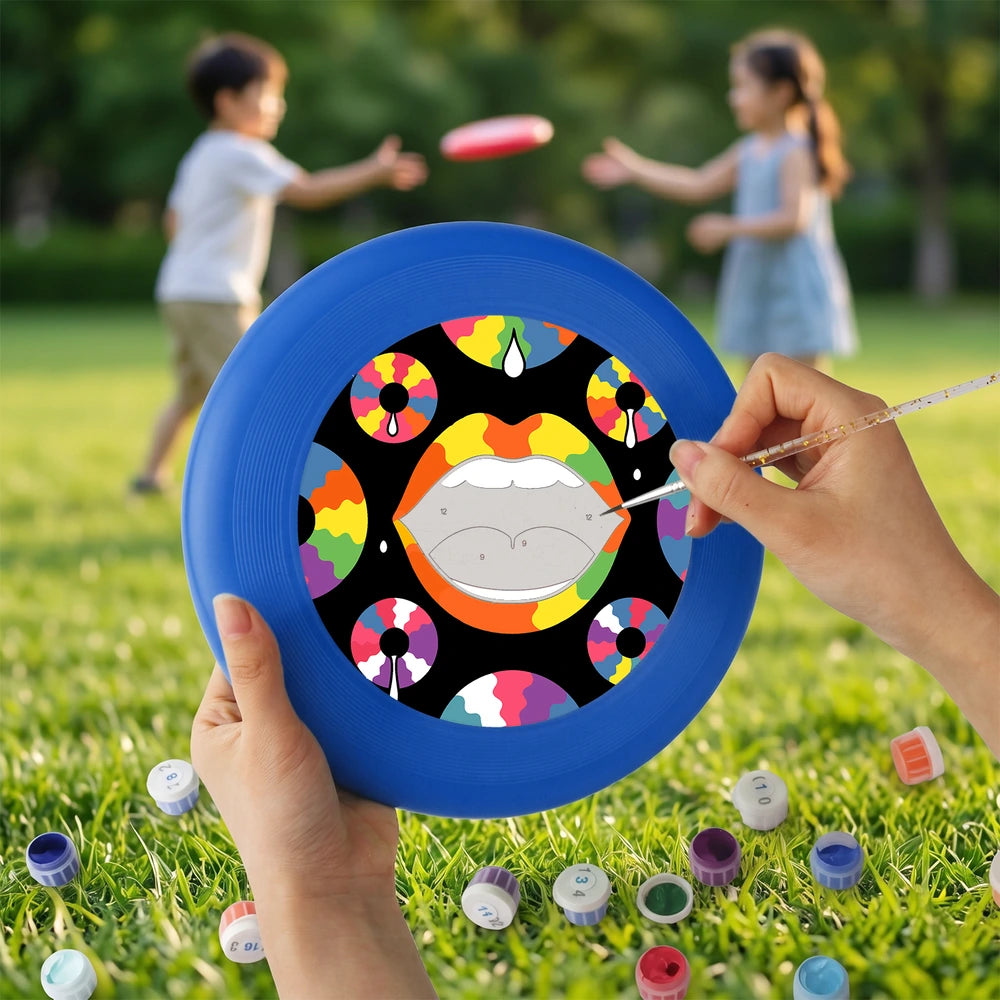 Paint by Numbers - Frisbee | Pop Art Lips