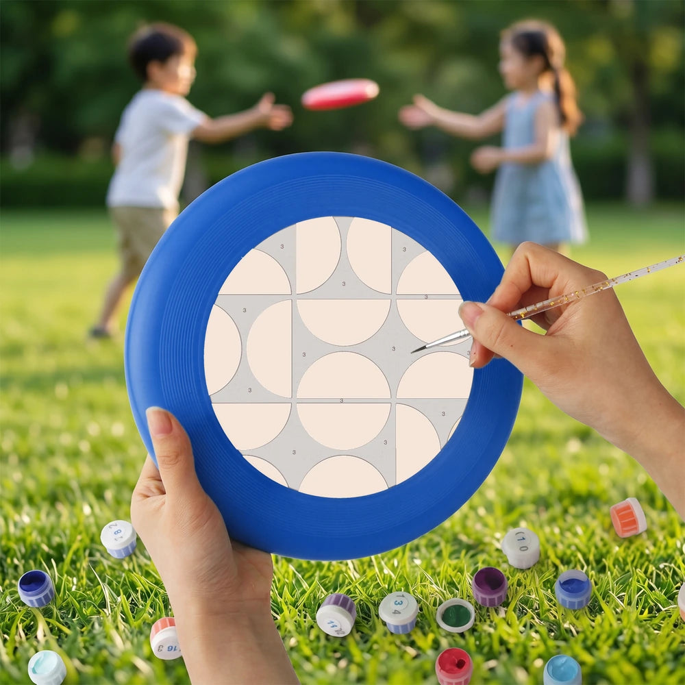
Paint by Numbers - Frisbee | Retro Arch Pattern