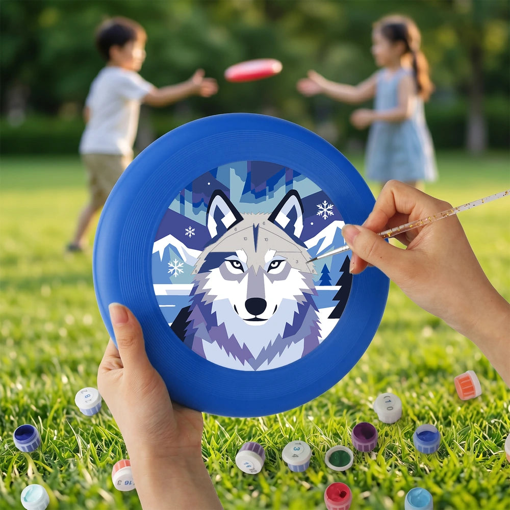 
Paint by Numbers - Frisbee | Snow Wolf