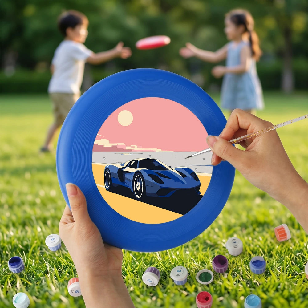 Paint by Numbers - Frisbee | Sports Car at Dusk
