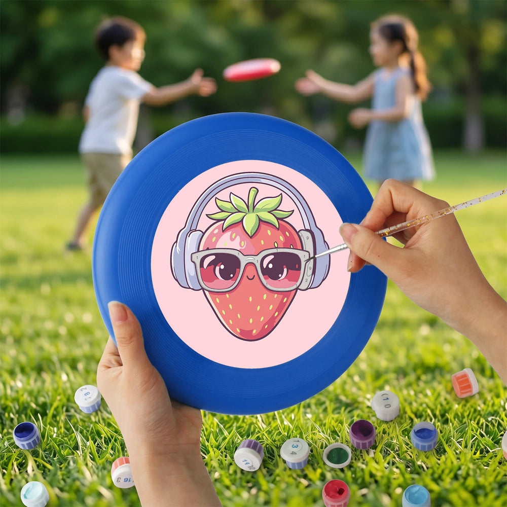 
Paint by Numbers - Frisbee | Strawberry with Headphones