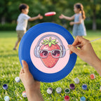Paint by Numbers - Frisbee | Strawberry with Headphones