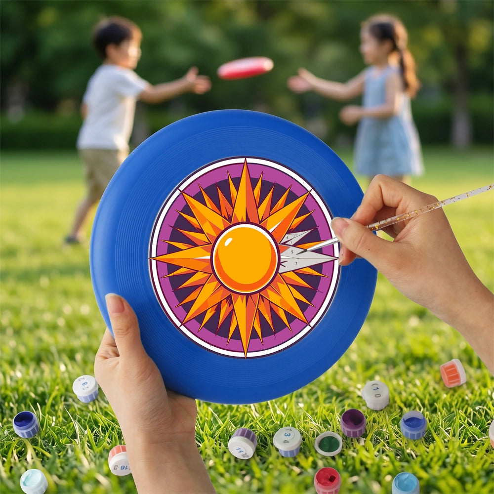 Paint by Numbers - Frisbee | Sun Mandala