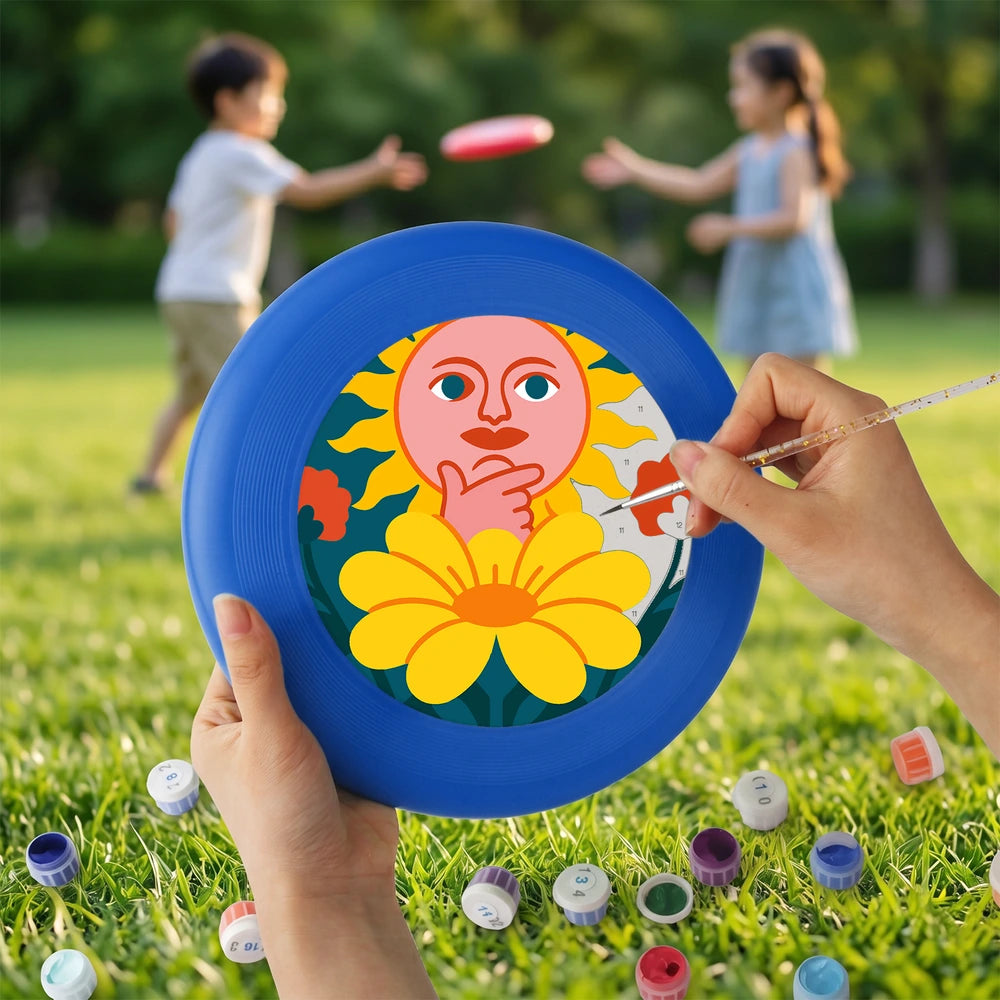 Paint by Numbers - Frisbee | Sun and Moon in Bloom