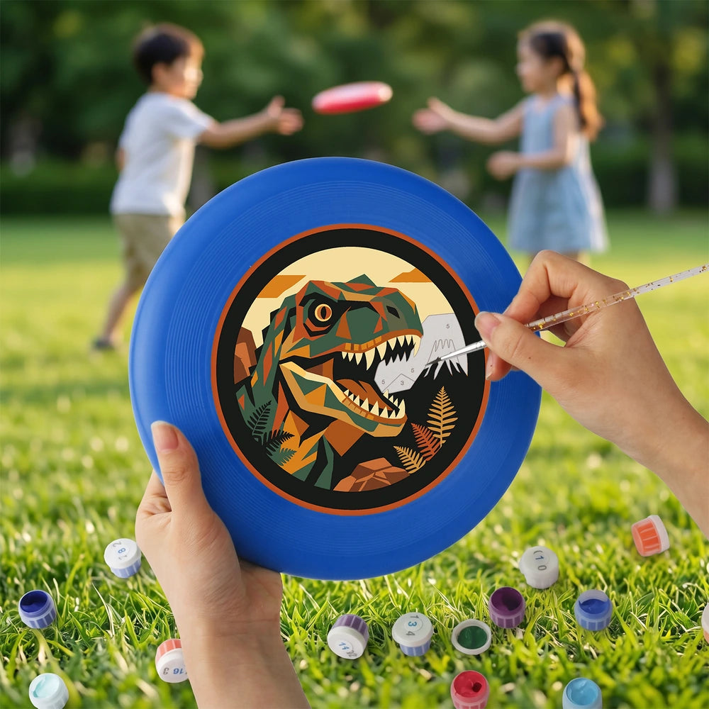 
Paint by Numbers - Frisbee | T-Rex in the Forest