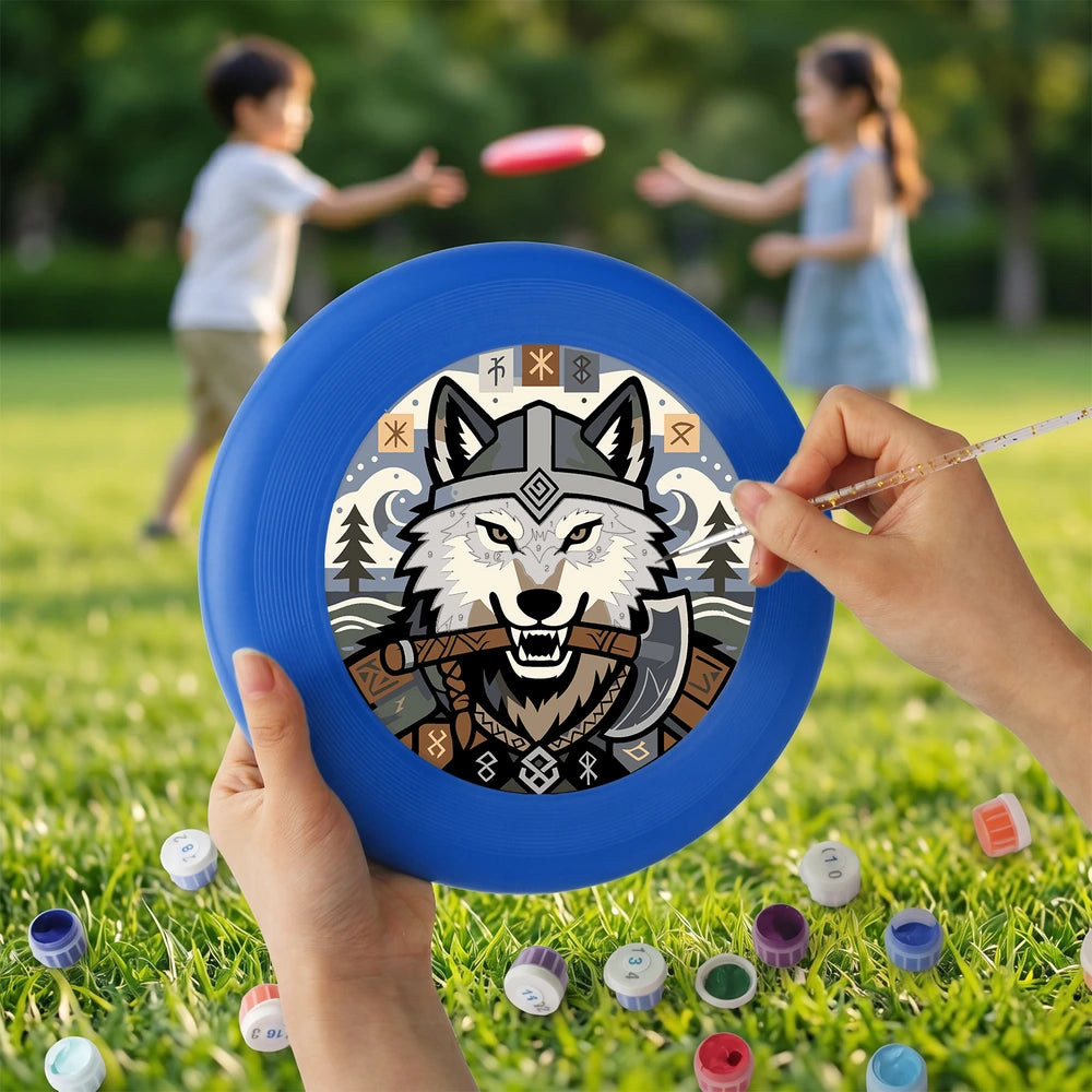 Paint by Numbers - Frisbee | Viking Wolf