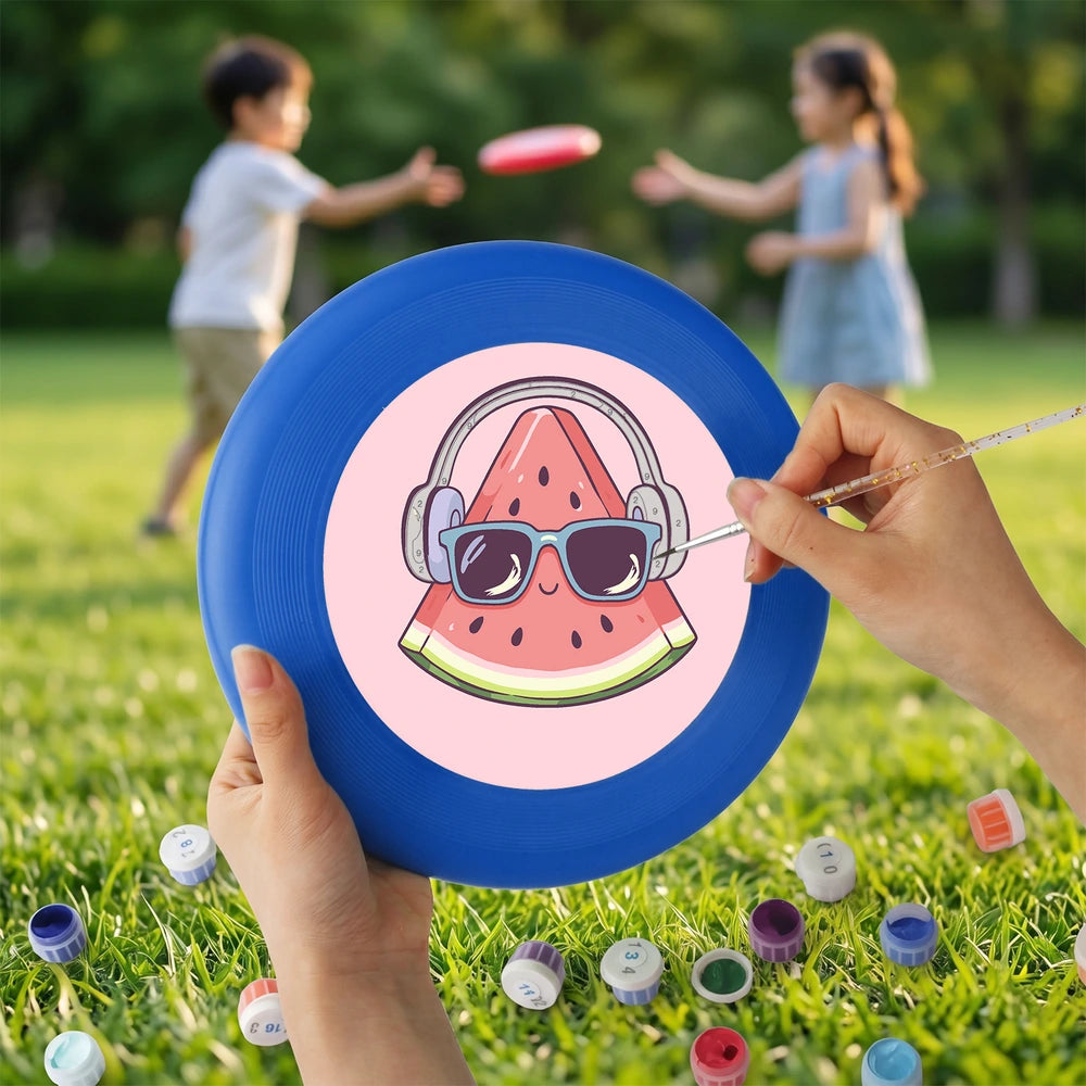 Paint by Numbers - Frisbee | Watermelon with Headphones