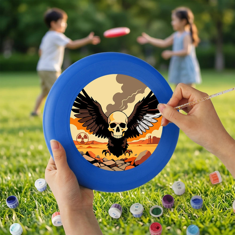 
Paint by Numbers - Frisbee | Winged Skull