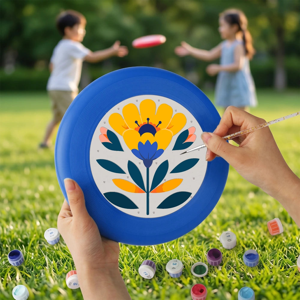 Paint by Numbers - Frisbee | Yellow Folk Flower