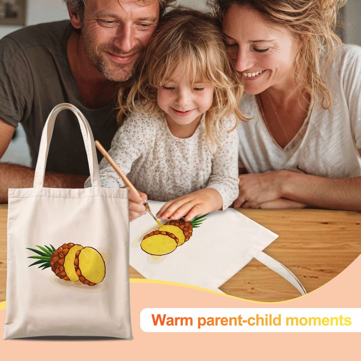 
Paint by Numbers - DIY Totebag | Pineapple Twist