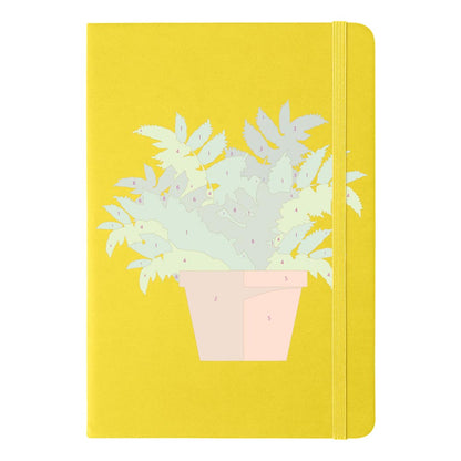 Paint by Numbers Hardcover Journal Notebook - Green Potted Plant