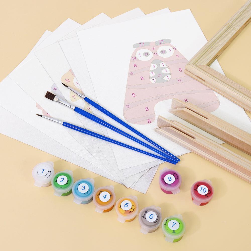
Paint by Numbers – Alphabet Painting Kit | Bold & Colorful Monsters A–Z