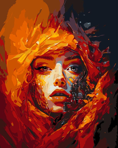 Paint By Numbers - Android B 056 - by Guenter Puschmann