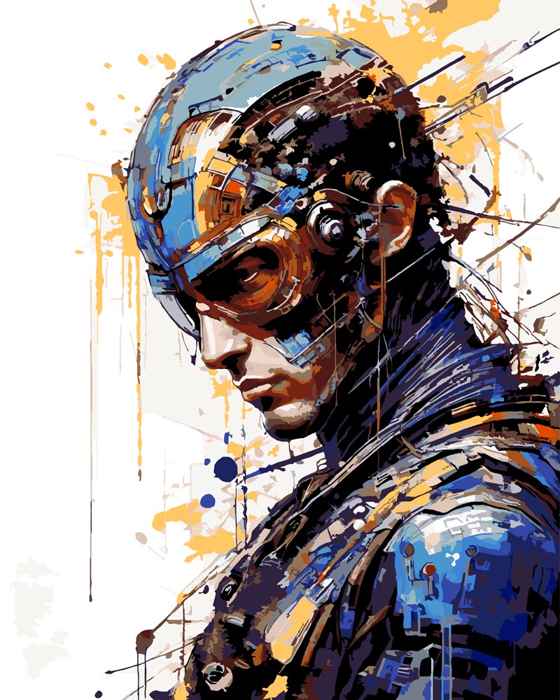 Paint By Numbers - Android C 217 - by Guenter Puschmann