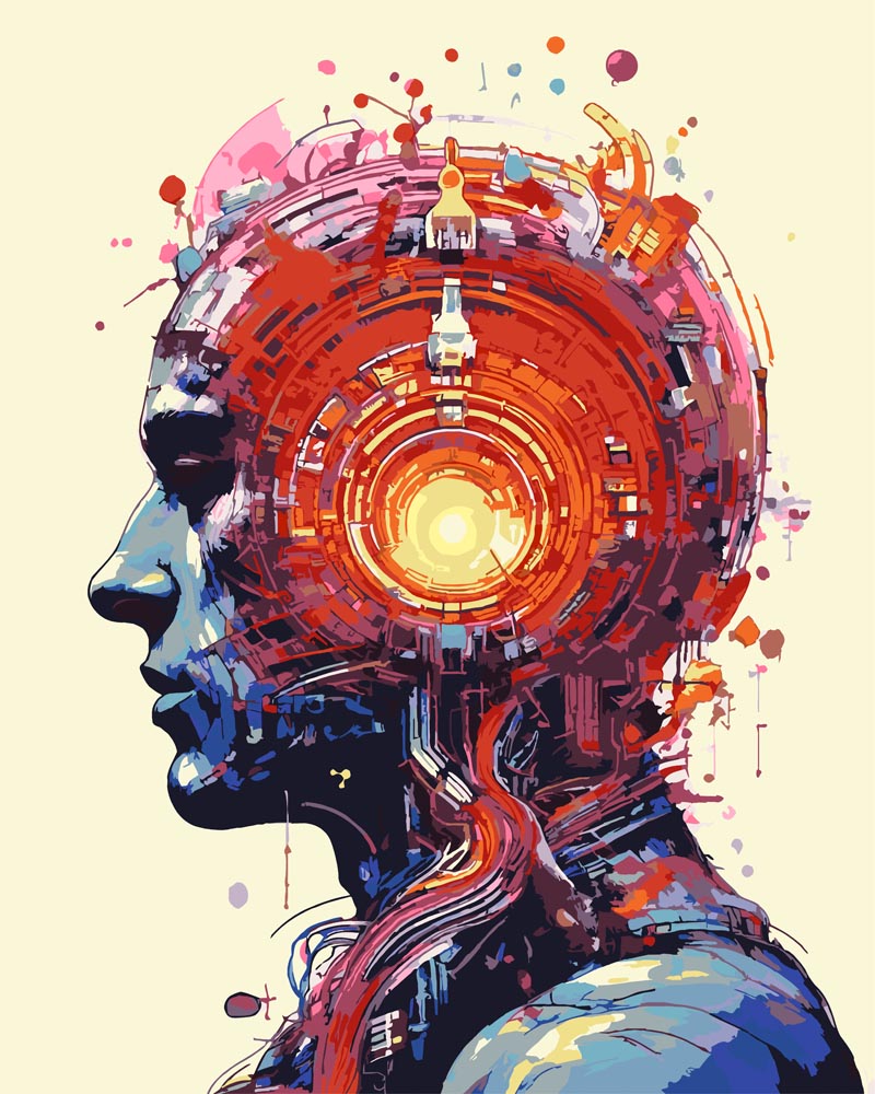 Paint By Numbers - Android C 265 - by Guenter Puschmann