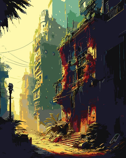 Paint By Numbers - Landscape D 196 - by Guenter Puschmann
