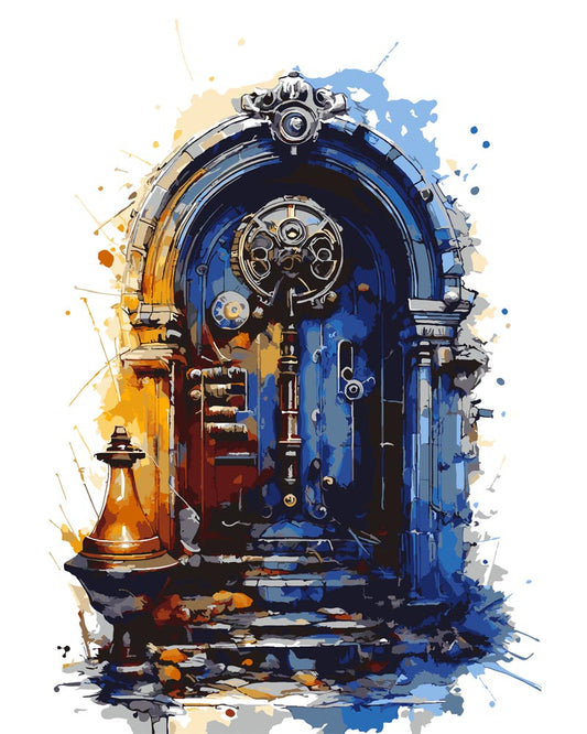 Paint By Numbers - Portal 005 - by Guenter Puschmann