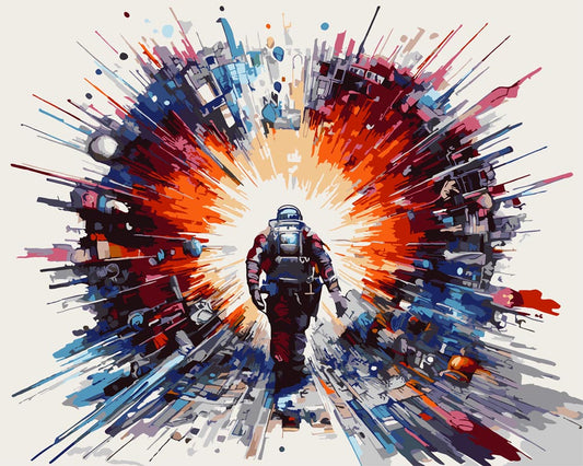 Paint By Numbers - Portal 058 - by Guenter Puschmann
