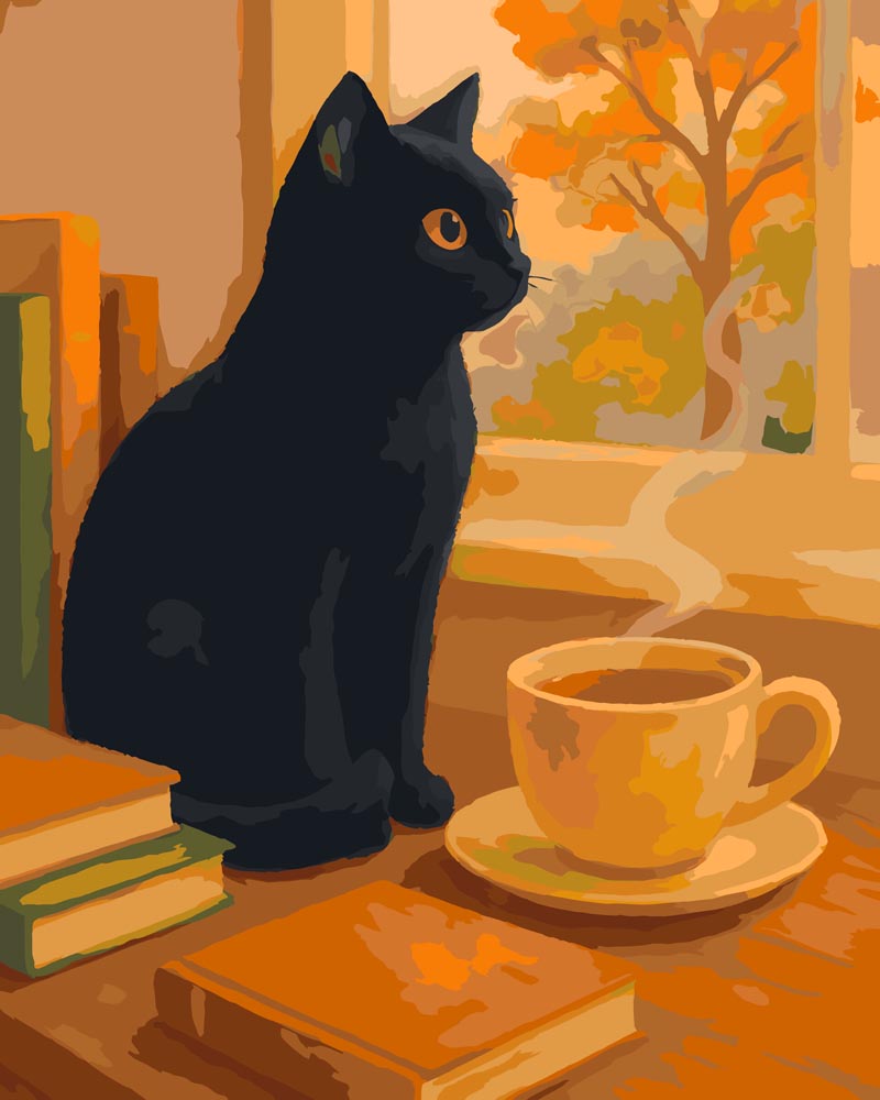 
Paint by Numbers - Calm Cat