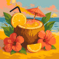 Paint by Numbers - Tropical Lemon Bliss